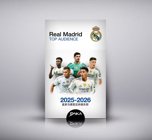 2025-26 Daka Top Audience Real Madrid Hobby Box