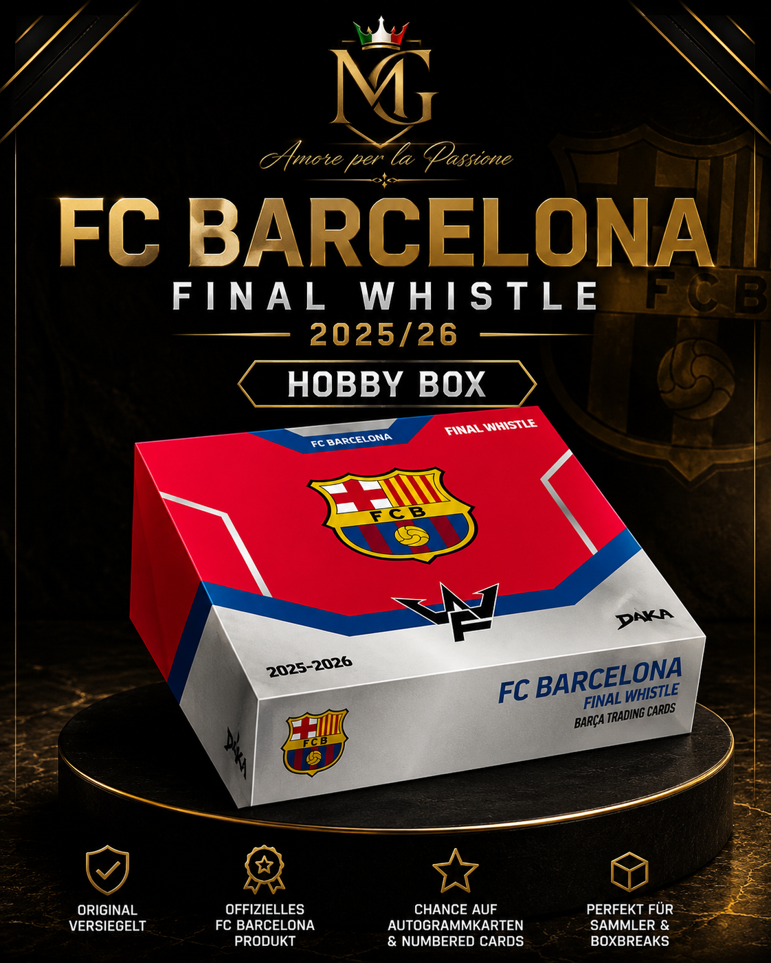 DAKA FC Barcelona Final Whistle 2025/26 Hobby Box | Sealed OVP