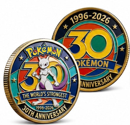 Pokémon 30th Anniversary Collector Coin – Mewtu Classic Edition
