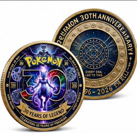 Pokémon 30th Anniversary Collector Coin – Mewtu