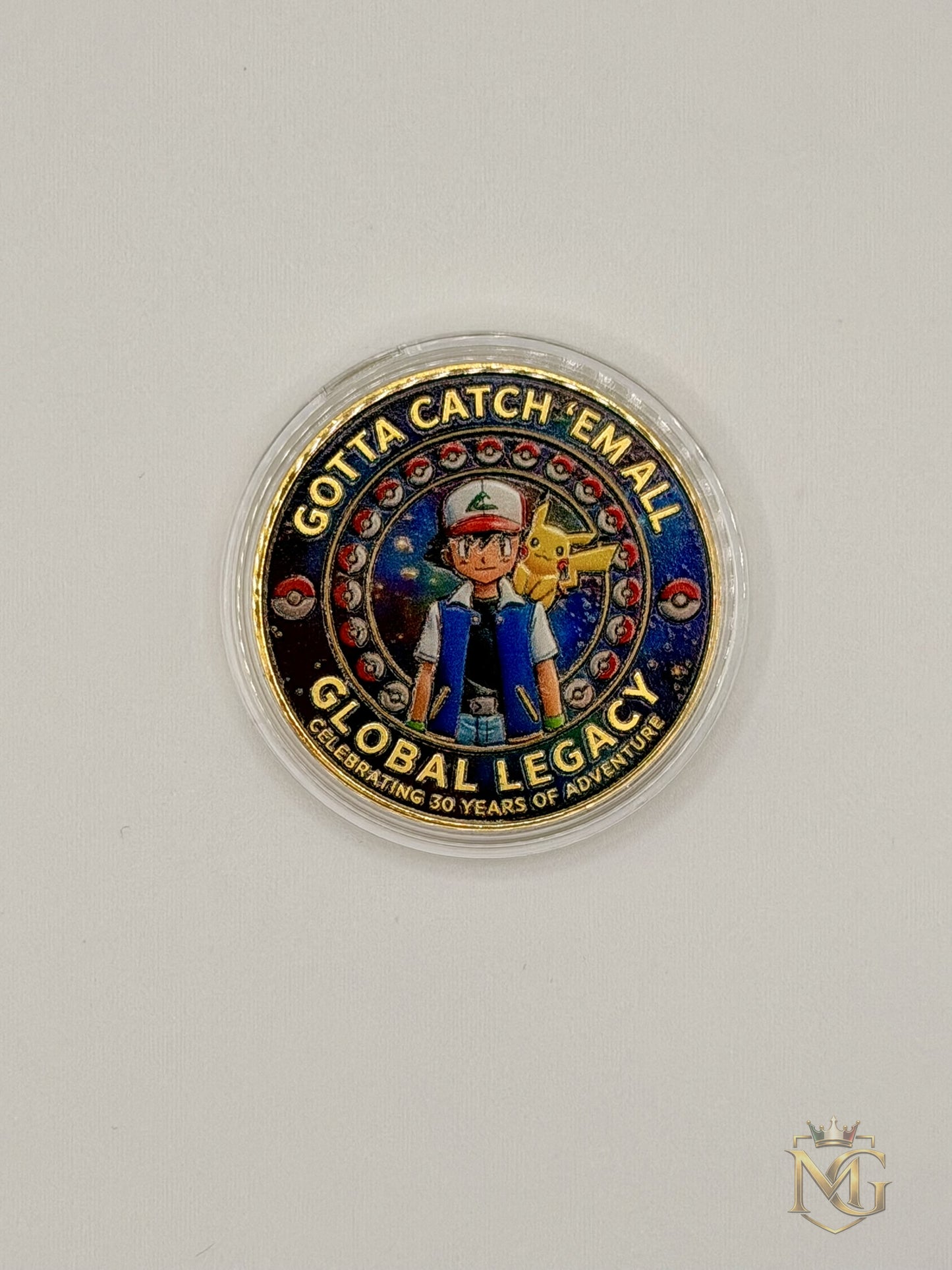 Pokémon 30th Anniversary Collector Coin – Ash & Pikachu