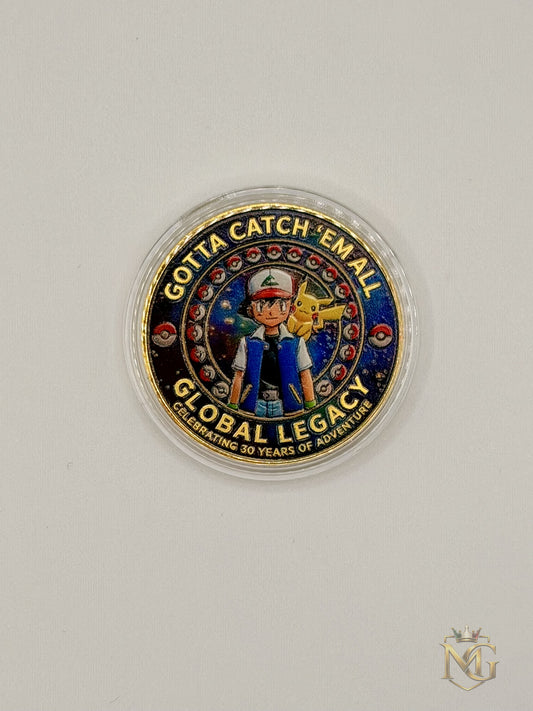 Pokémon 30th Anniversary Collector Coin – Ash & Pikachu