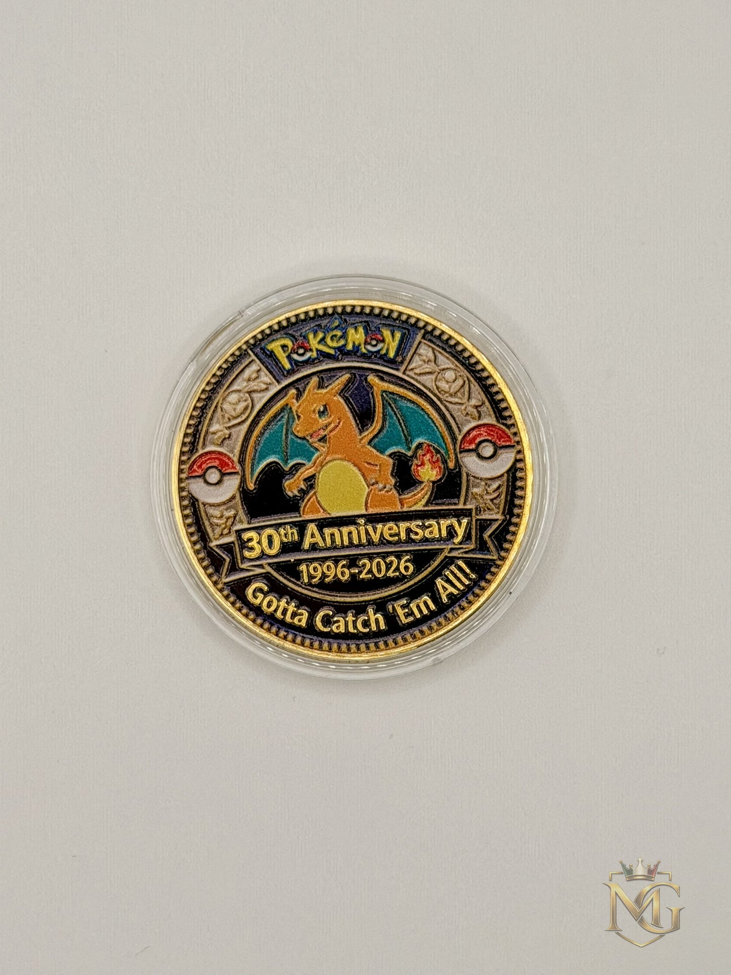 Pokémon 30th Anniversary Collector Coin – Glurak