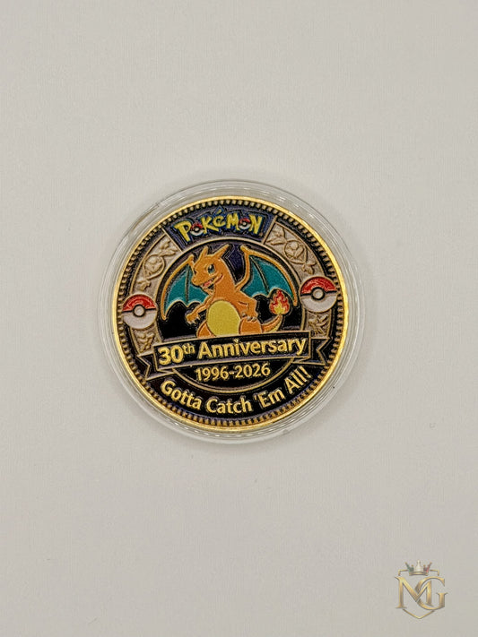 Pokémon 30th Anniversary Collector Coin – Glurak