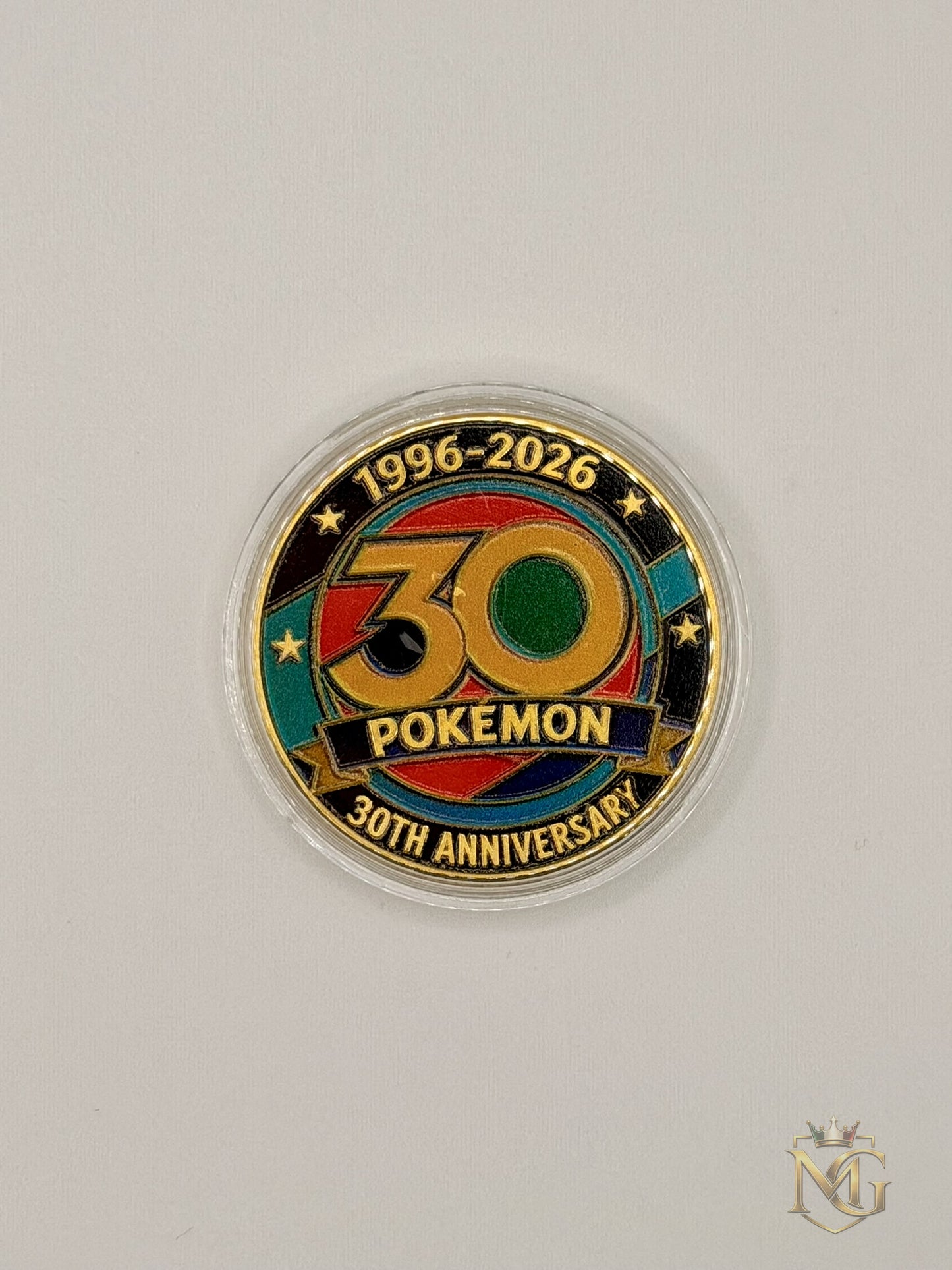 Pokémon 30th Anniversary Collector Coin – Glurak